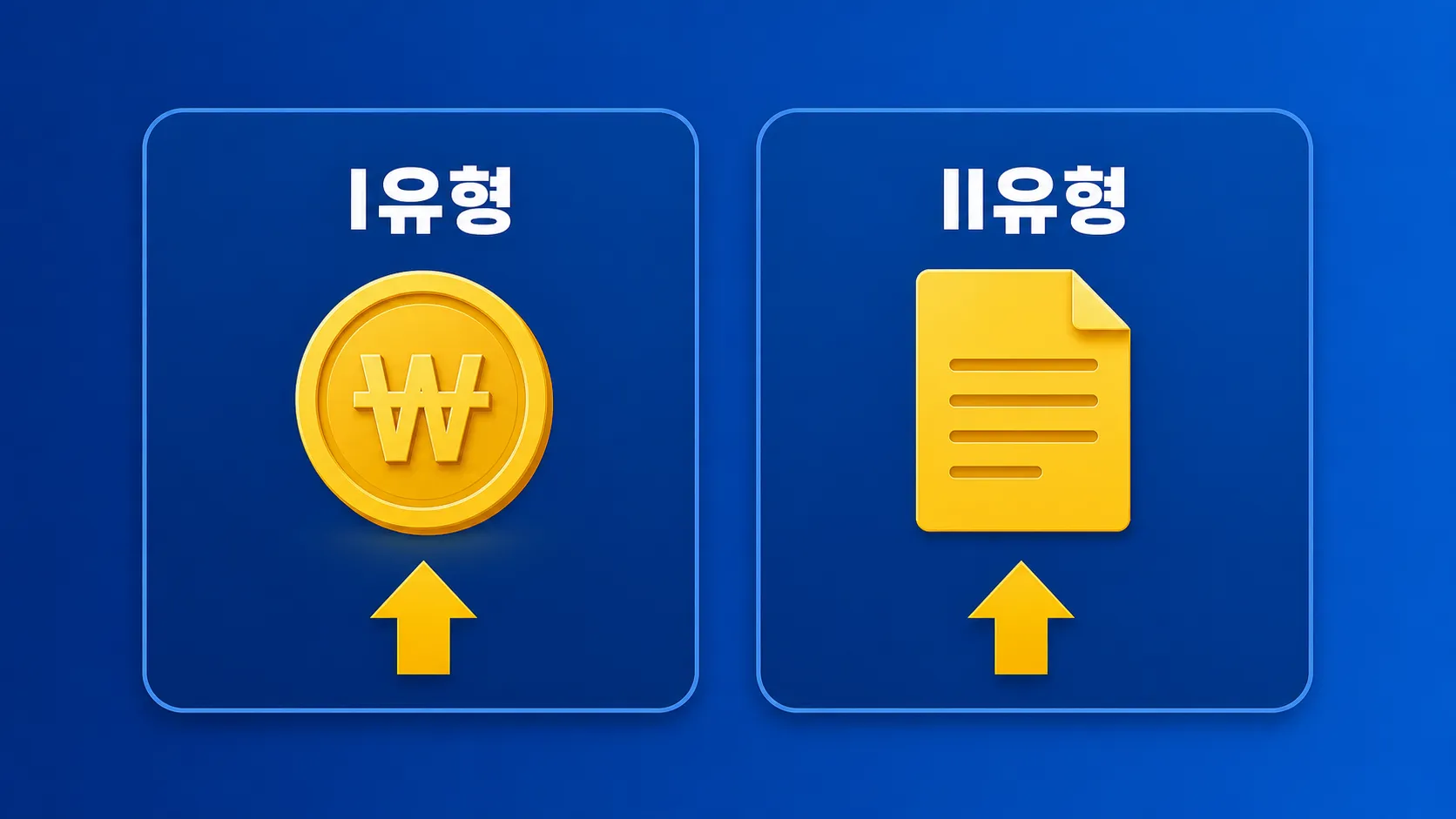 국민취업지원제도 I유형 II유형 비교 인포그래픽