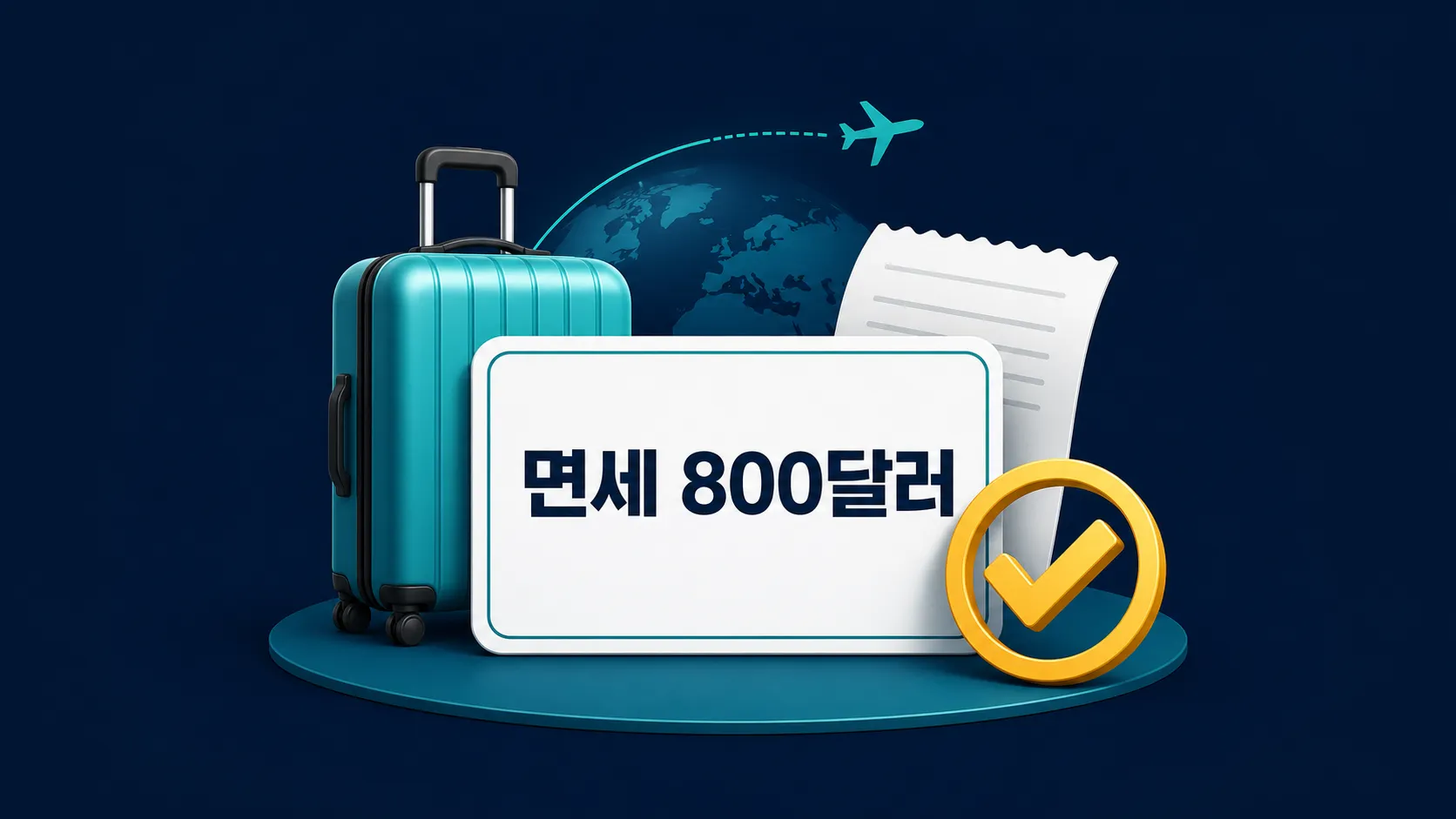 면세 한도 세관 신고 기준, 입국 전 800달러 체크