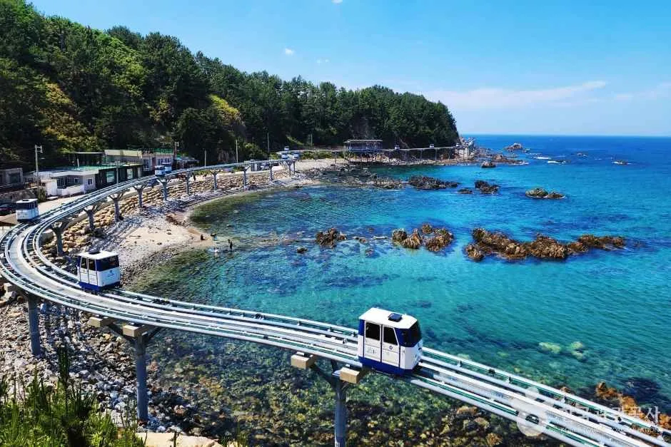 죽변해안스카이레일 사진