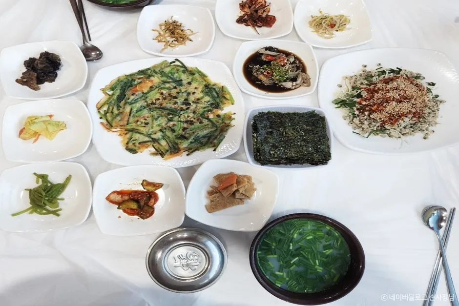 경상남도_하동군_황금재첩식당_음식_1