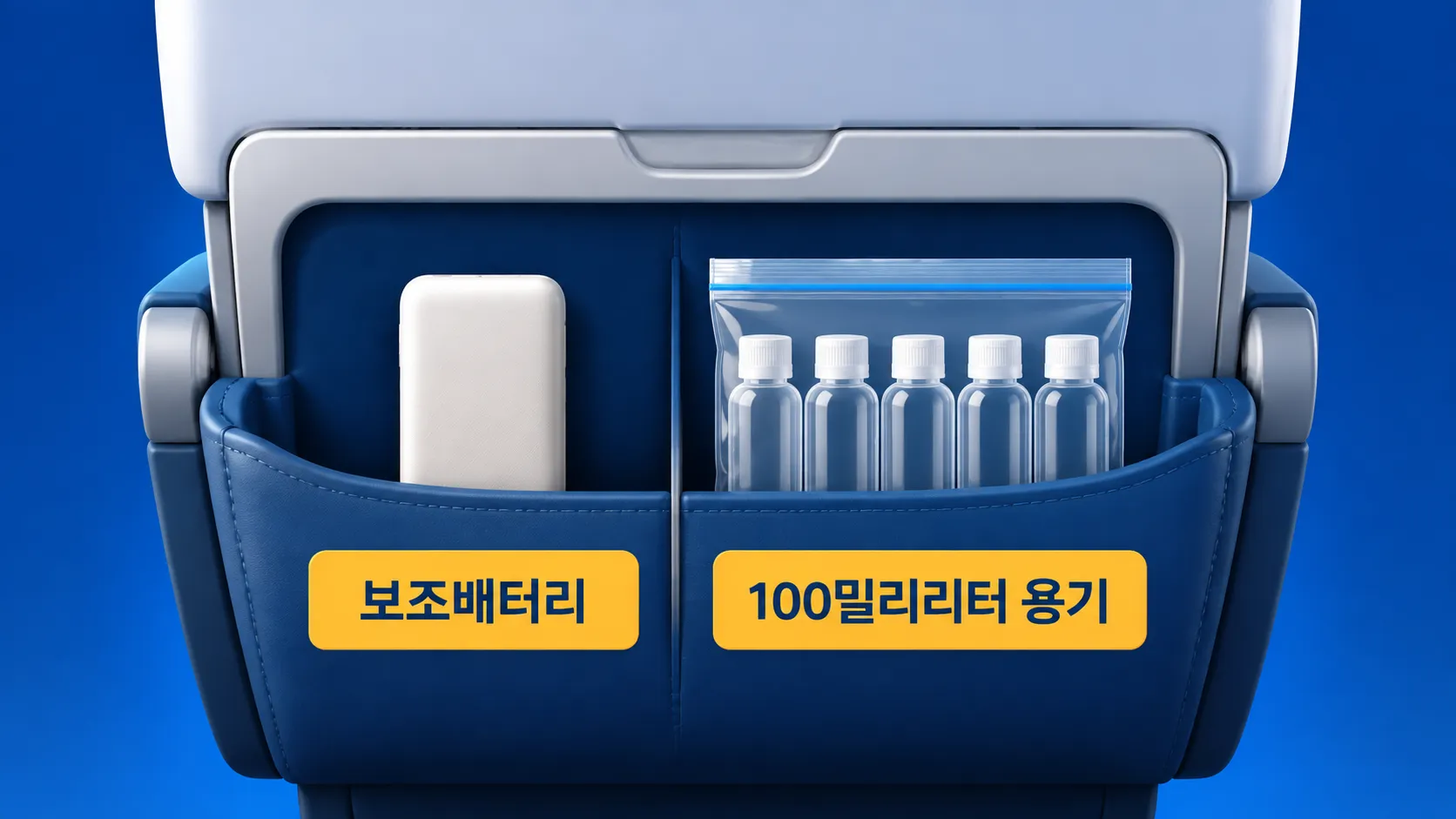 보조배터리와 액체류 기내 반입 금지 기준