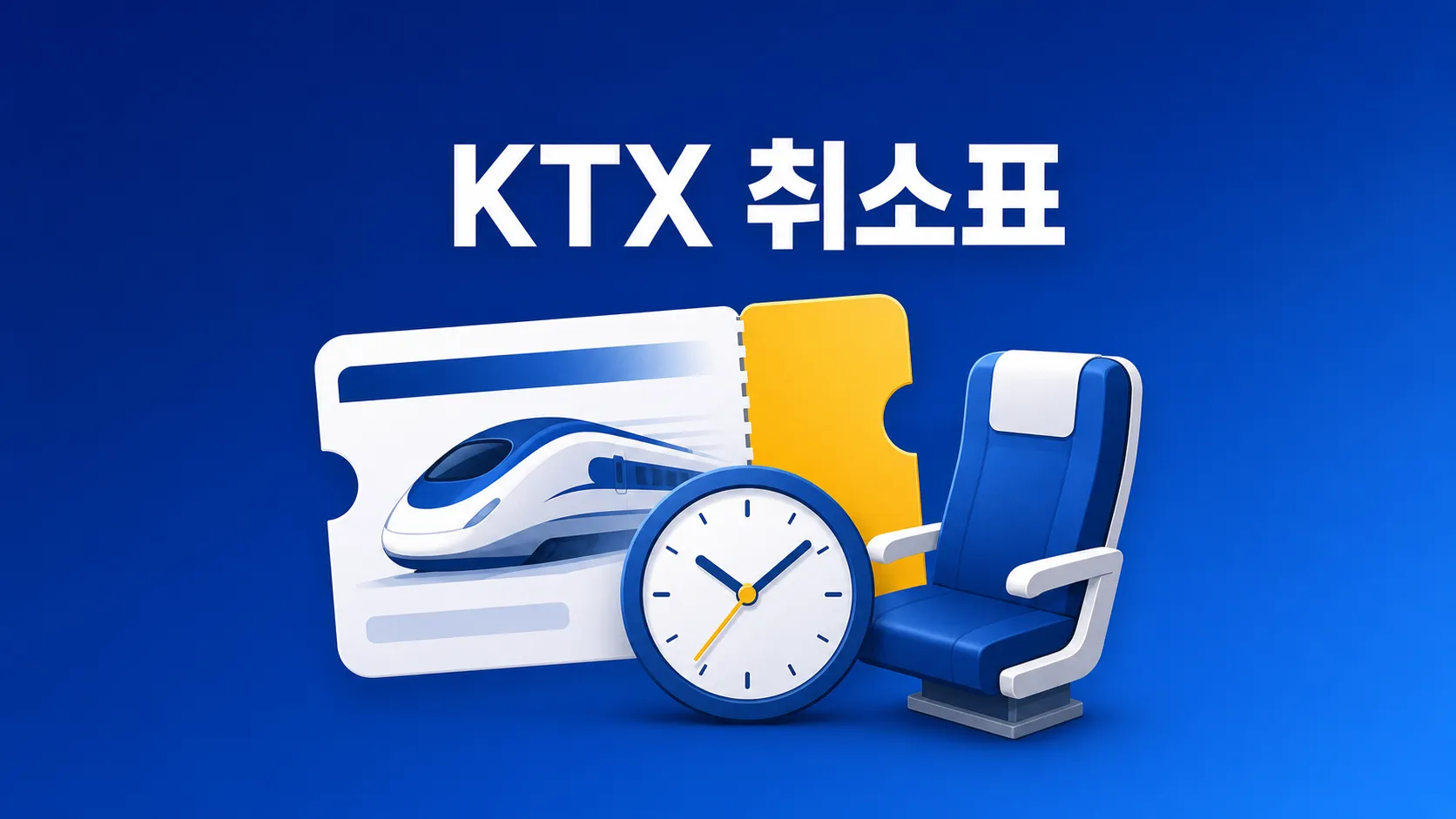 KTX 취소표 시간대, 직장인 좌석 예매 팁