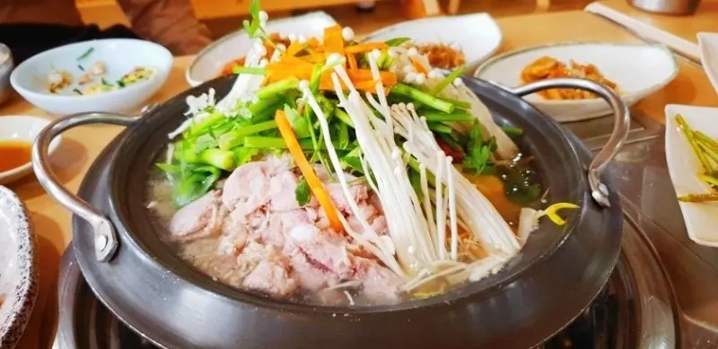 전등사 남문식당 사진