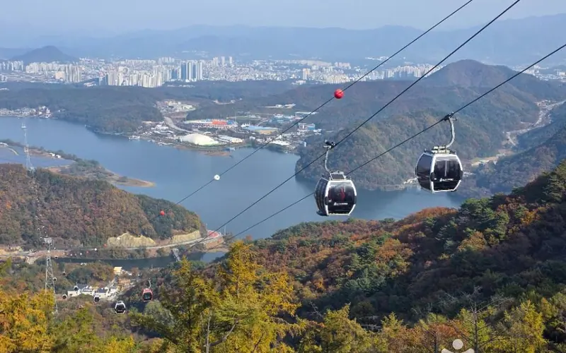 춘천 삼악산 호수케이블카 사진
