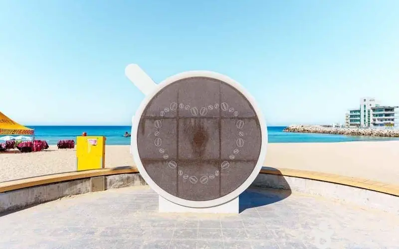 안목해변 커피거리 사진