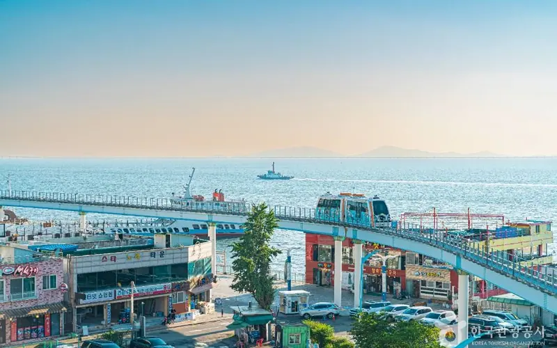 월미바다열차·월미문화의거리 사진