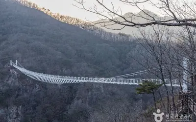 운일암반일암 구름다리 — 진안 관광지