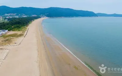 신지 명사십리 해수욕장 — 완도 관광지