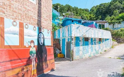 자만벽화마을 — 전주 관광지