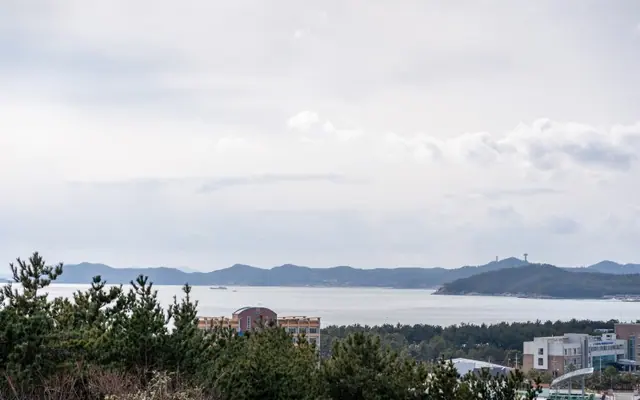 완도 공간속의집 개별자쿠지 전망