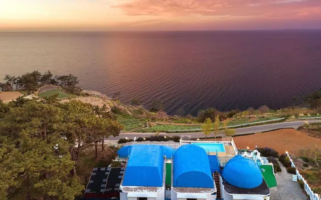 산토리니앤 펜션 전망