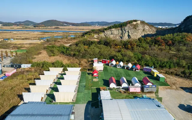 대부도 문글램핑 전망