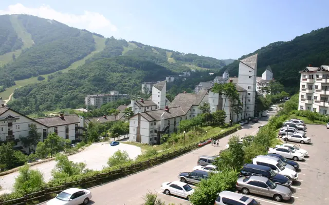 무주 덕유산 리조트 전망