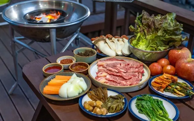 밀양 1박2일펜션 조식·레스토랑
