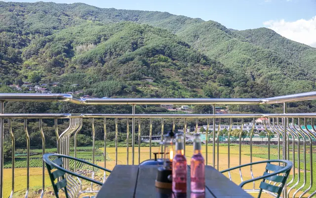 하동 지리산팔베개펜션 전망