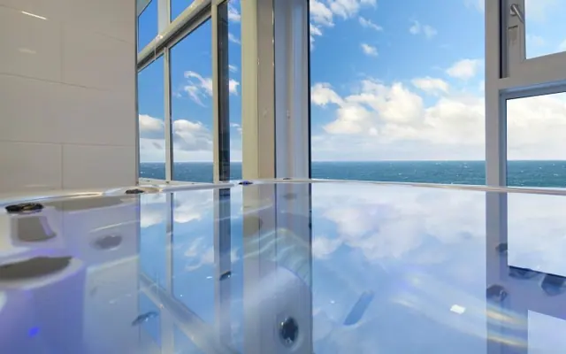 三陟Beach Hill Pool Villa 桑拿与水疗