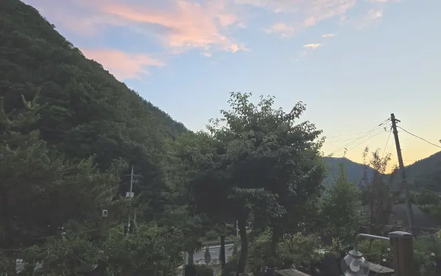 단양 비앤비 홍봉화펜션 전망