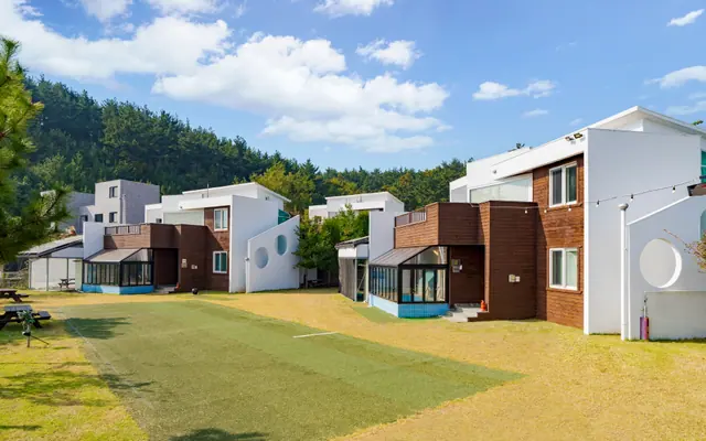 대부도 햇살키즈풀빌라 외관