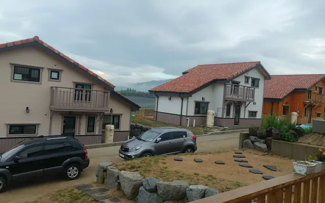 대관령 솔바위 통나무 전원주택 사진