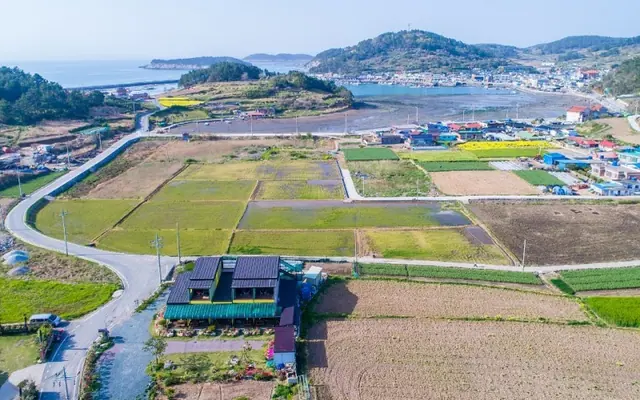완도 청산도해랑달펜션 전망