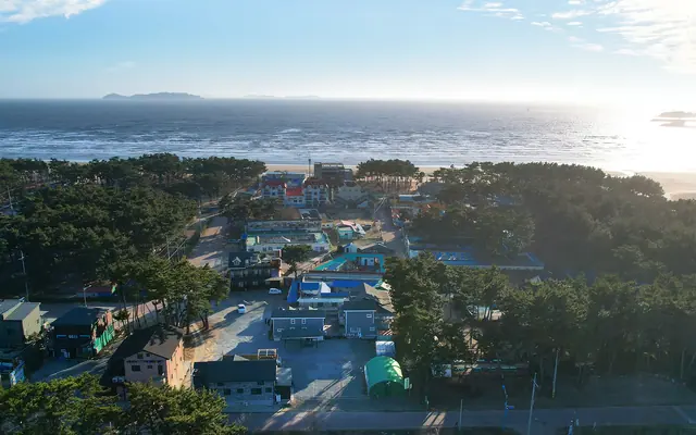 태안 몽산포 골드오션펜션 전망