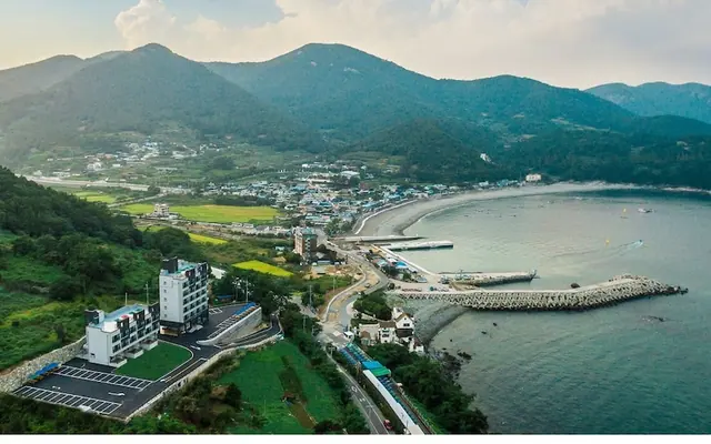아리아 펜션 리조트 전망