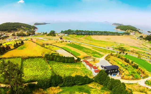 완도 청산도노을펜션 전망