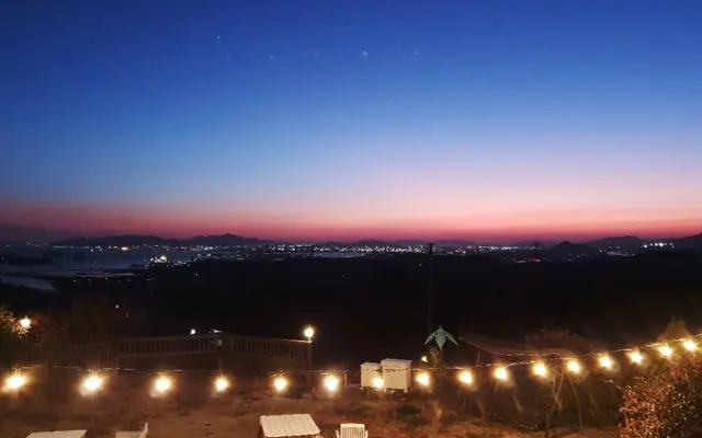하동 세번째밤 펜션 전망