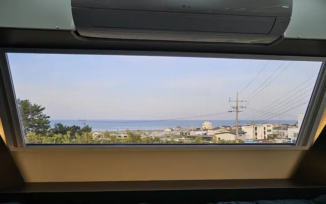 포항 화진모래알 카라반 펜션 전망