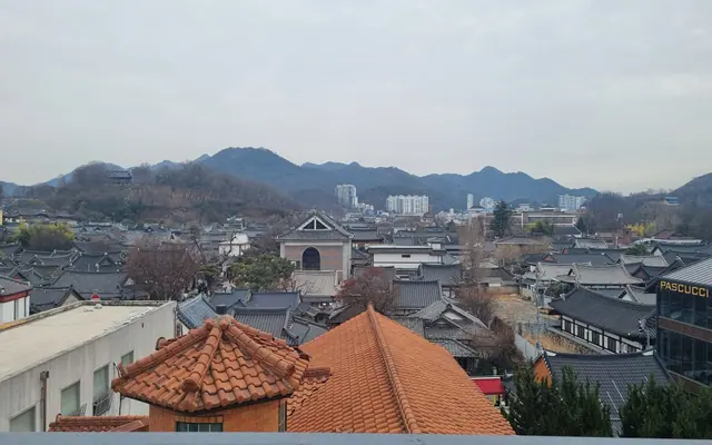 전주한옥마을 황실관광호텔 전망