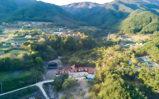 지리산 황토 펜션 전망