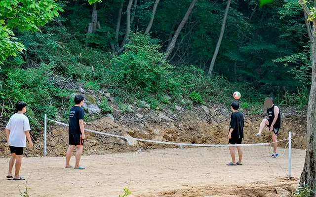 진안 데미샘계곡펜션 수영장
