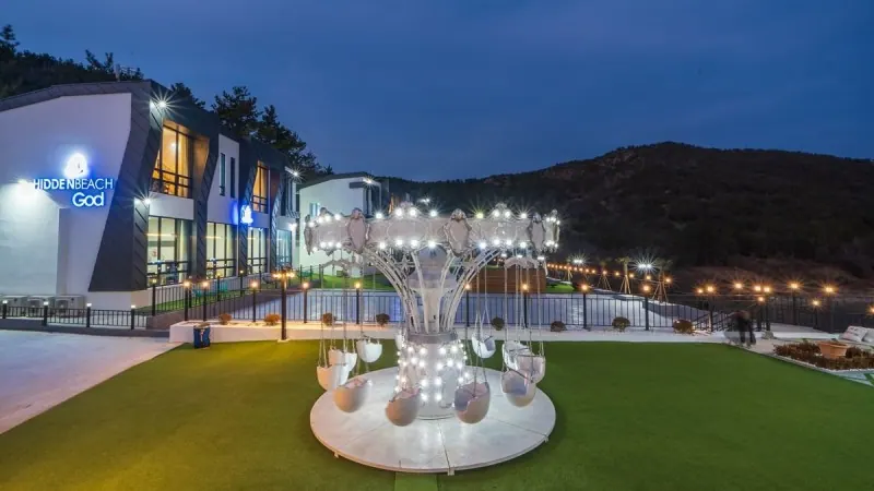 여수 히든비치리조트펜션 외관