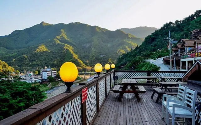 구례 솔밭이보이는풍경펜션 전망