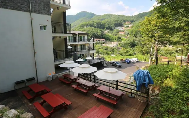 양주 장흥수목원펜션 전망