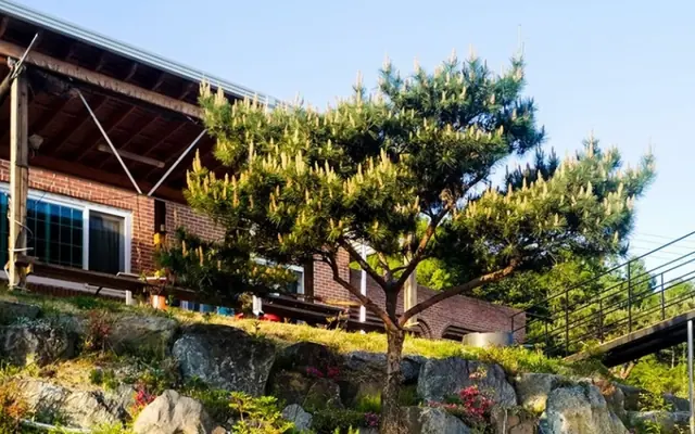 충주 가든펜션아리랑 골프 펜션 전망
