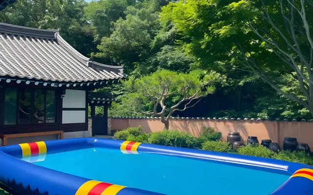 파주 살림채 펜션 수영장