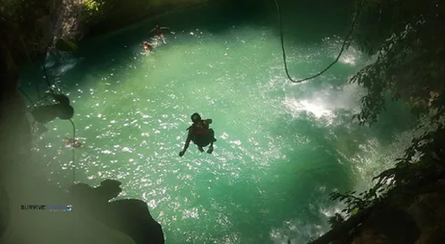 카와산 캐녀니어링 사진